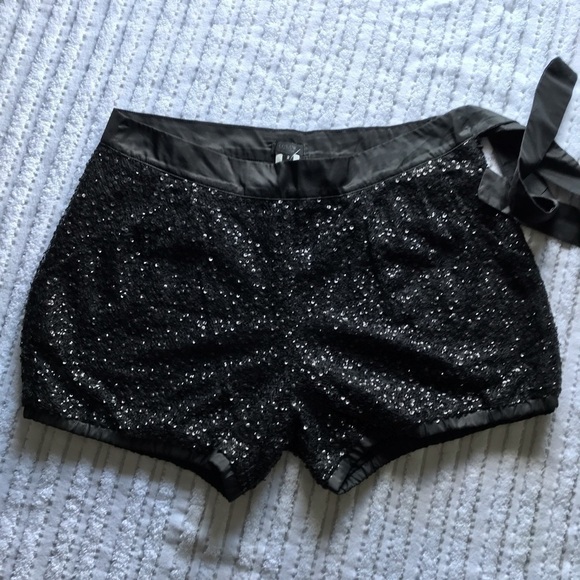 J CREW Collection Sequined Jersey Bloomer Mini Shorts No pants trend Size 2 NWT - Picture 4 of 9